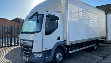 DAF truck 7.5 tonnes to rent